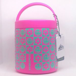 HYDRAPEAK Food Jar 25oz Stainless Steel Insulated NWT Pink and Green Teal 🩷